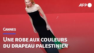 Cannes 2024: Cate Blanchett dans une robe aux couleurs du drapeau palestinien | AFP Images by AFP 11,256 views 21 hours ago 27 seconds