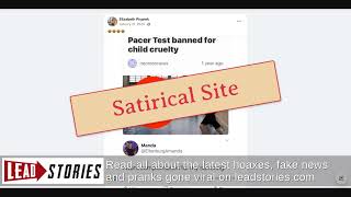 Fact Check NO Evidence The Pacer Test Has Been Banned For Child Cruelty