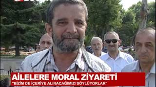 Emni̇yet Önünde Bekleyen Ai̇lelere Moral Zi̇yareti̇