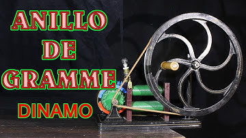 "Dinamo de Gramme" "Anillo de Gramme" Máquina de Gramme" "Generador Eléctrico"  "Máquina Eléctrica"