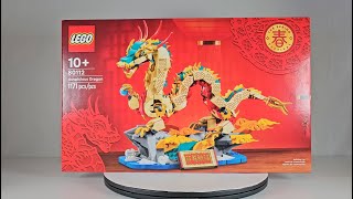 Lego Auspicious Dragon 80112 Review