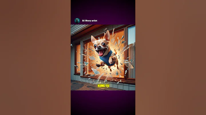 If i fail my test my mama going to use kung fu (ai generated Chihuahua) #memes #aiart