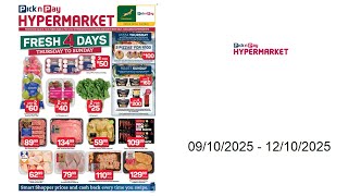 Pick N Pay Hypermarket Specials - Hypermarket Fresh Specials - 09102025 - 12102025