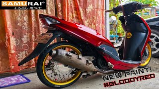 Yamaha Mio Sporty Repaint Fairings | DARK CANDY RED | Shoutouts