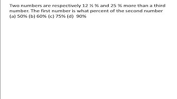 Two numbers are respectively 12 1/2%