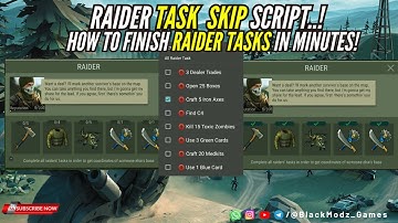 Raidertask skip Scripts in LDOE v1.41.0 Mod #lasydayonearthmod #ldoenmod