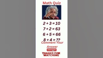Math quiz and math puzzle for genius l IQ test l #shorts #shortfeed #maths #iq #braintest
