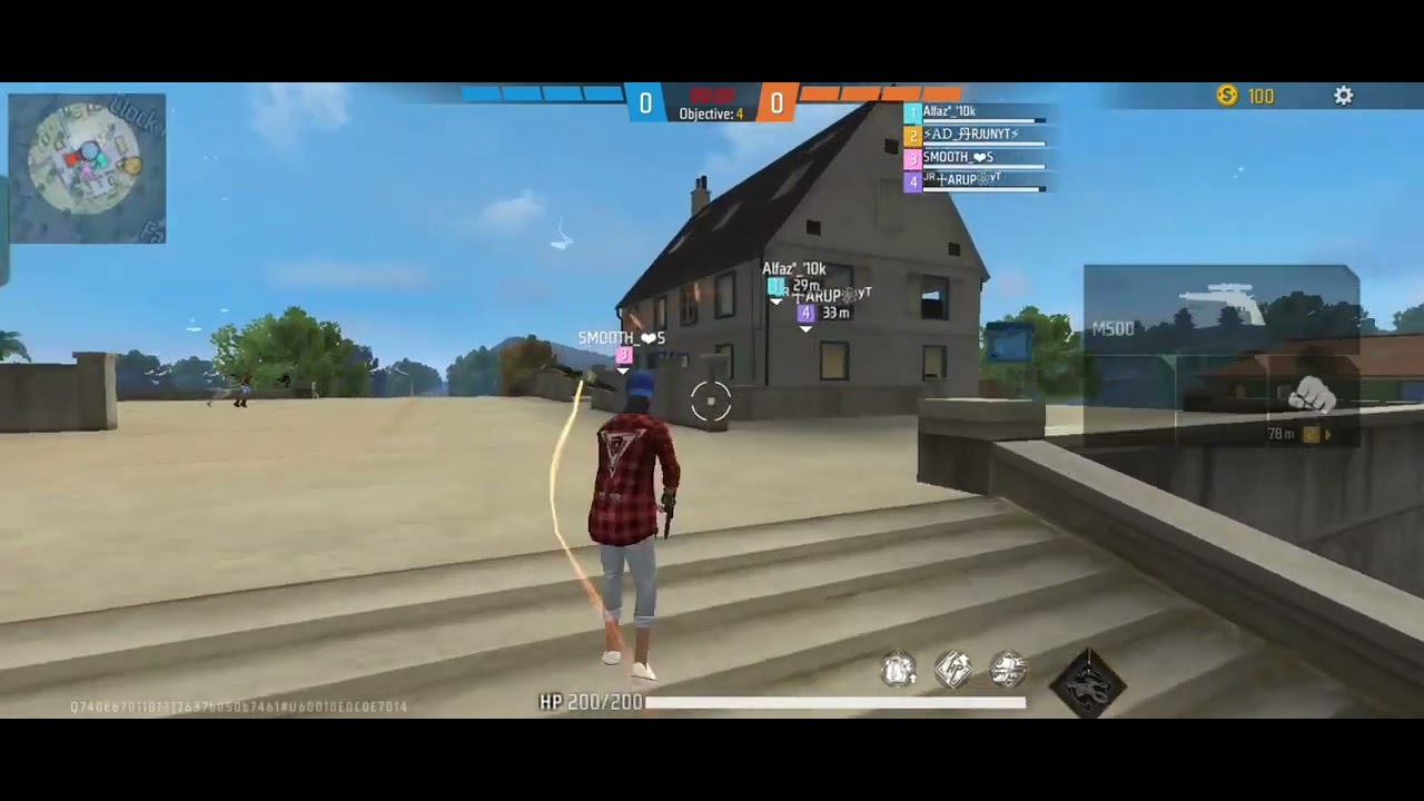 CS Ranked M500 1v4 Clutch Free Fire #garena #gameplay #videogames - YouTube