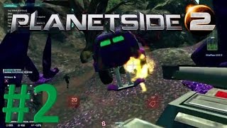 Fighting the Sunderer Solo - PlanetSide 2 Ep.2