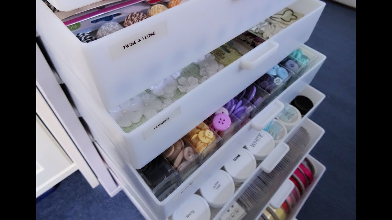 How I Store Embellishments The Card Grotto YouTube