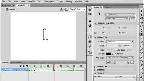 Shape Tween - Flash Animation