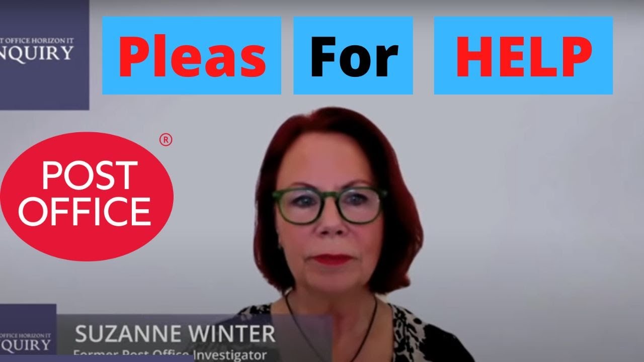 Subpostmasters PLEAS for Help to Horizon Helpline YouTube