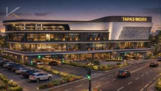 TARAZ SHAXRIDA JOYLASHGAN “TARAZ MALL SAVDO MARKAZI” loyihasi