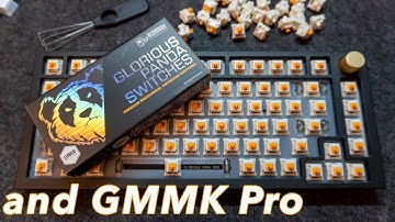Glorious Panda Switches vs Gateron Black | Sound Test GMMK Pro