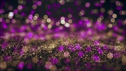 Shimmering Golden Pink Particles 4k | Motion Graphics