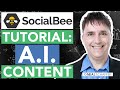 Transform your social media with ai  see how socialbee does it