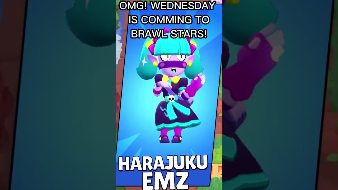 OMG! WEDNESDAY IS COMMING TO BRAWL STARS!
