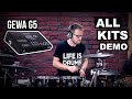 Gewa g5 pro electronic drumkit playing all kits sound demo