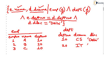 TRC Example 2 Explained | GATE Database Management