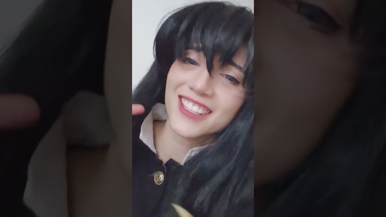 Tanjiro! 😳 ¿Me estás escuchando o no?  #kny  #cosplay #anime