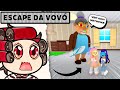 Escape da vov maluca no roblox  obby em equipe