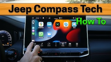 Connecting an iPhone and Android in uConnect 5 | Jeep Compass Tech