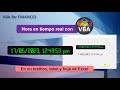 Hora en tiempo real con VBA Excel