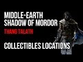 Middle earth shadow of mordor walkthrough thang talath collectibles guide