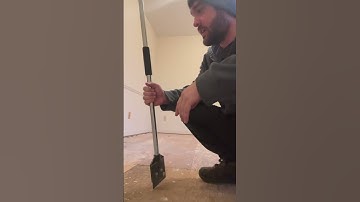 Removing staples from sub floor