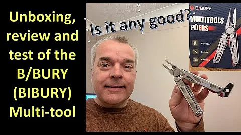 bibury multitool unboxing and review - can an amazon budget multi-tool be any good?