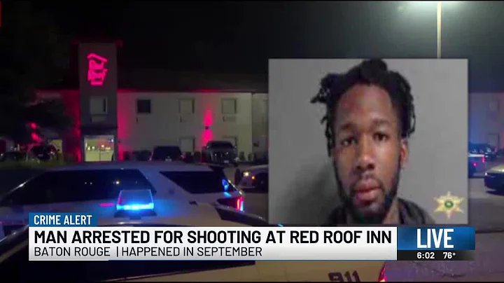 Man arrested for shooting at Red Roof Inn