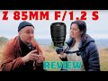 Nikon z 85mm f12 s lens review in the fields of english countryside