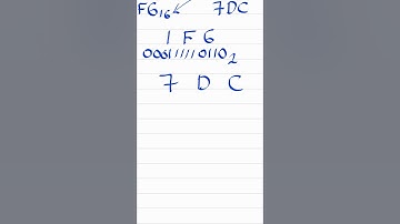 de Hexadecimal a Binario