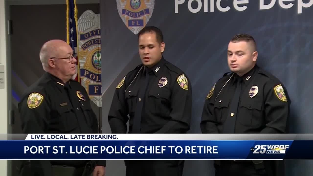 Port St. Lucie Police Chief to retire after greater than a decade on the helm