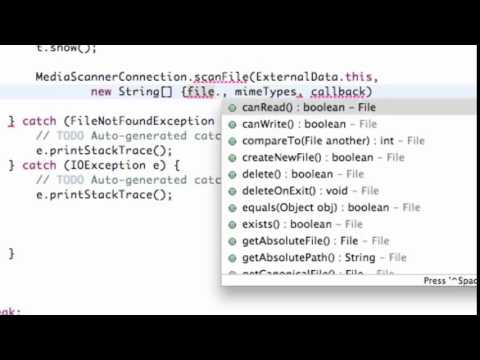 Android Application Development Tutorial   110   Media Scanner Connection