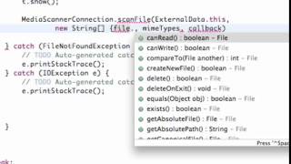 Android Application Development Tutorial   110   Media Scanner Connection