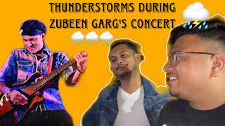 Zubeen da’s concert Kintu বৰষুণে ধ্বংস কৰিলে 😣🌧️ @eneolopg3560