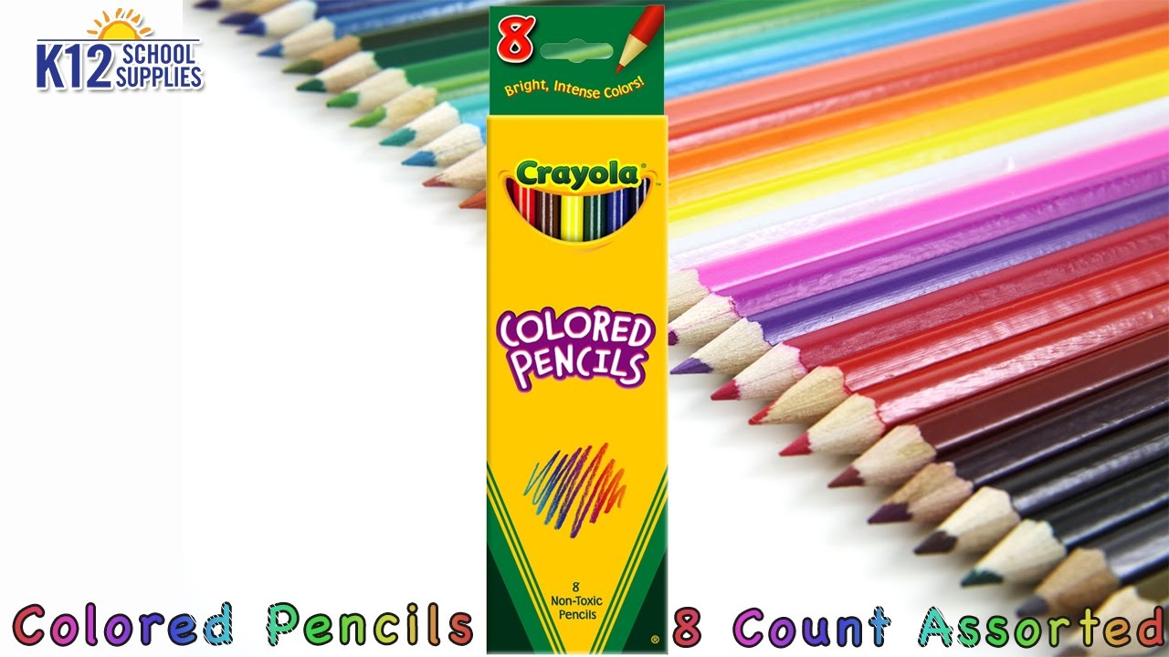 Colored Pencils-8 Ct Assorted by Crayola: Colored Pencils