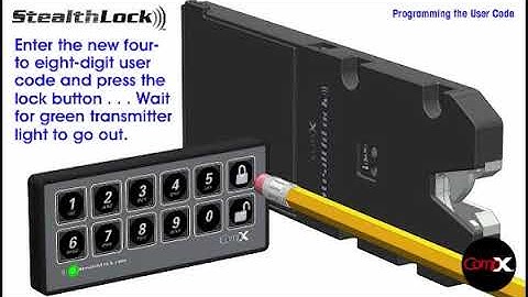 Product Programming: StealthLock System User Code