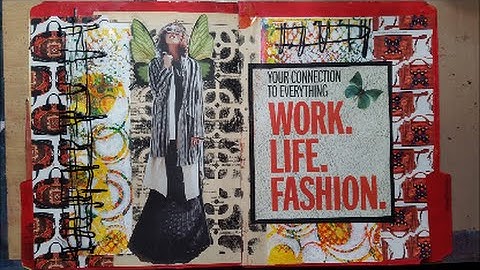 File Folder Art Journal Project: Work, LIfe & Fashion