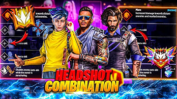 Headshot Character Skill Combination 2025 | Best character combination in free fire | ‎⁨@NotCHETN⁩