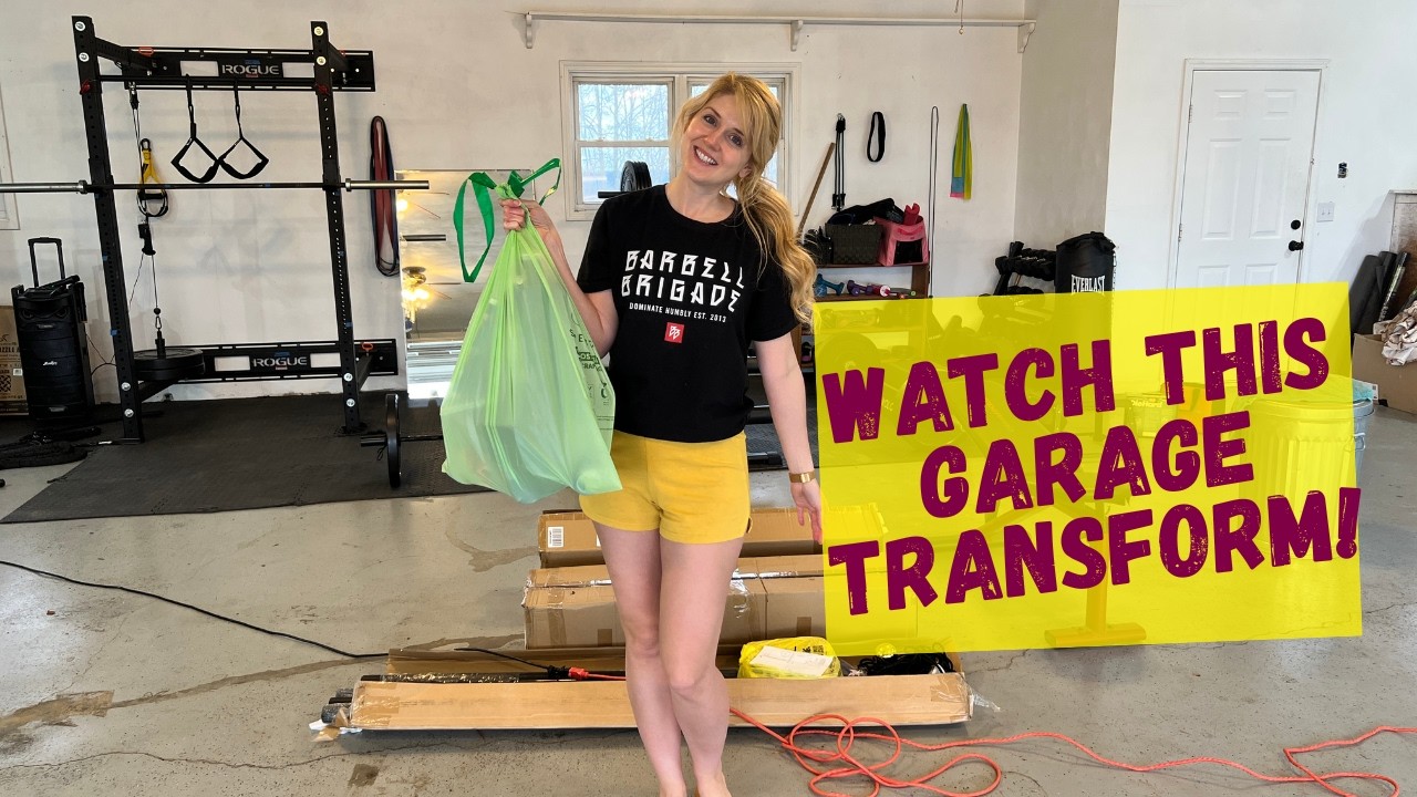 Decluttering Our Garage: Clean Out & Prep for Home Gym - PART 1