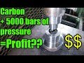 Can you Turn Coal/Carbon in to Diamonds with Hydraulic Press