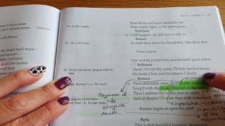 27.  Annotation of Romeo & Juliet -  Act 5 Scene 3 Part 1