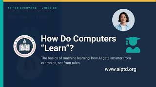 How Do Computers Learn The Basics of Machine Learning (AI for Everyone 03)