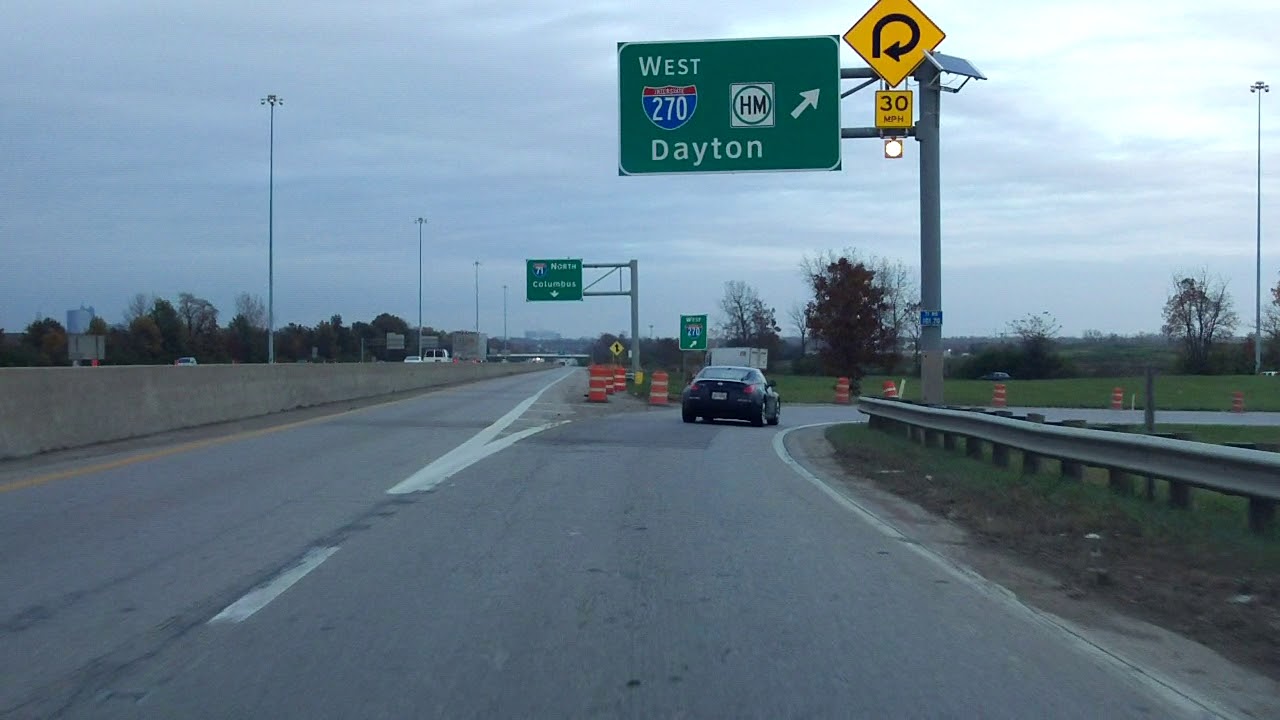 Interstate 71 Ohio (Exit 101) northbound YouTube