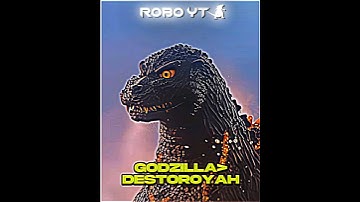 THE ONLY GODZILLA THAT COULD BEAT DESTOROYAH 😈🔥 #shorts #fyp #godzilla #toho