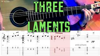 Three Laments For Guitar - Includes Sheet Musictab - Robert Lunn