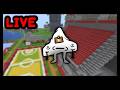 Minecraft (LIVE) Bleachers for the Basketball Court