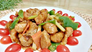 Vegan Chinese Crispy Stir Fried Pork│Vegan Recipe
